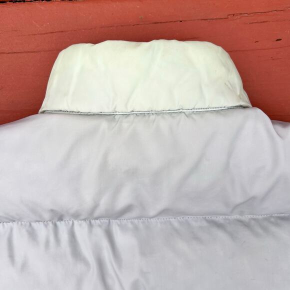 Vintage Penfield Down 80s Puffer Vest USA Made Outdoors Gorpcore Ski L Blue Gray - Picture 9 of 12